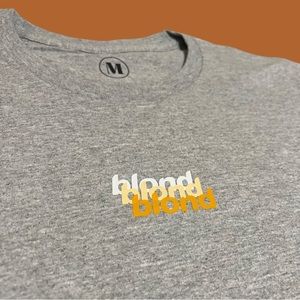 Frank Ocean Blond Grey T-Shirt. Medium. Cotton. Unisex
